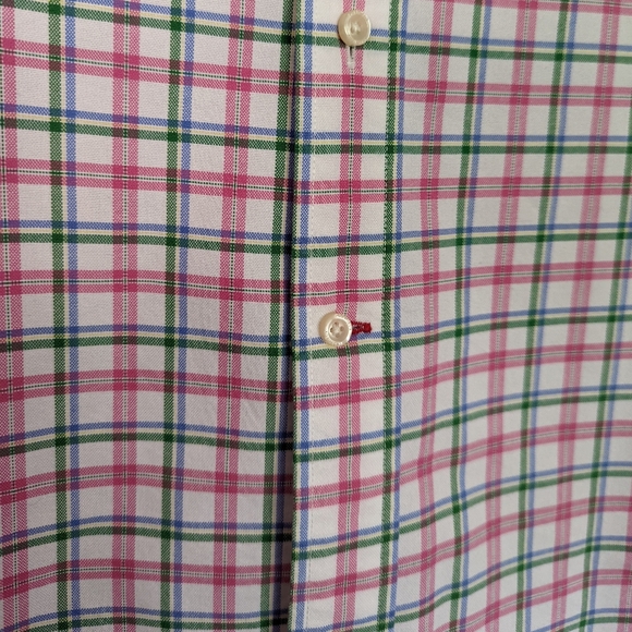Men's Plaid Button Down Shirt size Large Cremieux - Picture 3 of 7